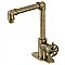 Kingston Brass KSD144RXAB Belknap Single-Handle Bathroom Faucet with Push Pop-Up, Antique Brass