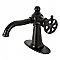 Kingston Brass KSD3540RX Belknap Single-Handle Bathroom Faucet with Push Pop-Up, Matte Black