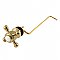 Kingston Brass KTBXS7 Buckingham Side Mount Toilet Tank Lever, Brushed Brass