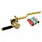 Kingston Brass KTDKL7 Kaiser Front Mount Toilet Tank Lever, Brushed Brass