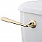 Kingston Brass KTZL2 Silver Sage Toilet Tank Lever, Polished Brass