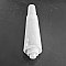 Replacement Toilet Tissue Roll Holder 6-1/16" - White Plastic