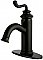 Fauceture Royale Single-Handle Monoblock Bathroom Faucet - Matte Black