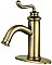 Fauceture Royale Single-Handle Monoblock Bathroom Faucet - Antique Brass