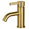 Fauceture LS8223CTL Continental Single-Handle Bathroom Faucet with Push Pop-Up, Brushed Brass