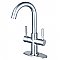 Fauceture LS8451DL Concord Two-Handle Bathroom Faucet with Push Pop-Up, Polished Chrome