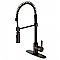 Gourmetier LS8675CTL Continental Single-Handle Pre-Rinse Kitchen Faucet, Oil Rubbed Bronze