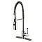 Gourmetier LS8778DPL Paris Single-Handle Pre-Rinse Kitchen Faucet, Brushed Nickel
