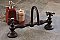 8" Columbia Solid Brass Bridge Faucet - Metal Cross Handles - Multiple Finishes Available