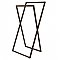 Kingston Brass Pedestal X Style Steel Construction Towel Rack - Oil Rubbed Bronze