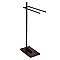 Kingston Brass SCC8605 Edenscape Pedestal Dual Towel Rack - Oil Rubbed Bronze