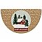 Design Imports Coir Fiber Door Mat - Snow Globe