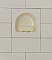 Recessed Ceramic Tile-In Subway Tile Soap Dish - 6" x 6" - Many Colors Available