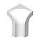 Mud Cap Ceramic Tile - Inside Corner - 2" - Many glazes available