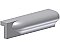 Extended Smooth Top-Cap Ceramic Tile Molding- End Stop- 1-1/2" x 6" - Left