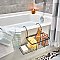 Everett Over the Side Bathtub Caddy - Satin Nickel