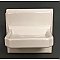 Antique White Porcelain Tile-In 4-3/4" x 4-3/4" Soap Dish - Chipped