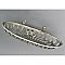 J. L. Mott Nickel Plated Brush & Sponge Holder