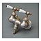 Antique Apex Nickel Plated Tub Filler