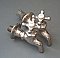 Antique Pair of "Regent" Wall-Mounted Taps