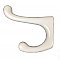 Antique Wall Mounted White Porcelain Towel or Robe Bath Double Hook
