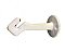 Antique Wall Mounted Porcelain Enamel Towel or Robe Bath Hook