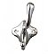 Antique Chrome Petite Bath Hook