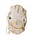 Antique White Porcelain Bath Hook