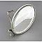 Art Brass Co. Nickel Plated Beveled Shaving Mirror