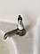 Antique American Standard Wall Hung Sink with High Backsplash