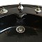 Antique "Crane" Jet Black Vitreous China Pedestal Bathroom Sink Circa 1929