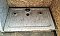 Antique Circa 1900 Marble Corner Bathroom Sink with Porcelain Bowl