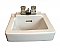 Antique Crane Petite Vitreous China Wall-Hung Bathroom Sink