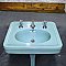 Antique Blue Crane "Ipswich" Peg Leg Sink