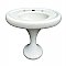 Antique "Standard" Cast Iron Pedestal Sink Circa 1913 - Mae West or Jetson's Style