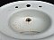 Antique "Standard" Cast Iron Pedestal Sink Circa 1913 - Mae West or Jetson's Style