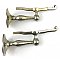 Antique Nickel Shelf Bracket Pair