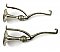 Antique "Good MFG Co NY" Nickel Shelf Bracket Pair