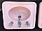 Antique Crane "Idalia" Vitreous China Orchid Pink Peg Leg Sink - Circa 1919