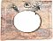 Antique Pink Marble Corner Bathroom Sink  - Circa 1900