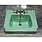 Vintage Green Wall Hung Sink