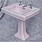 Antique Lavender Pedestal Bathroom Sink