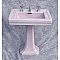Antique Lavender Pedestal Bathroom Sink