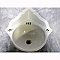 Vintage Cast Iron Corner Sink