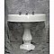 Antique Oval Cast Iron Pedestal Sink