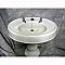 Antique Oval Cast Iron Pedestal Sink