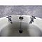 Antique Oval Cast Iron Pedestal Sink