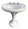 Antique American Standard "Narova" Cast Iron Pedestal Sink - Circa 1911