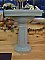 Antique Blue Pedestal Sink