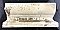 Antique "American Encaustic Tiling Company" White P Cap Molding Subway Accent Tile 1-3/4" x 4-1/4" x 2" Sold each